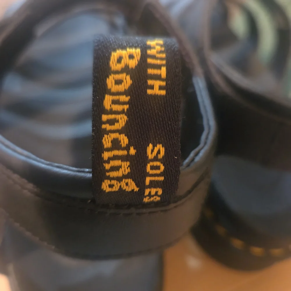Dr. Martens Black Platform Sandals - Picture 5 of 5